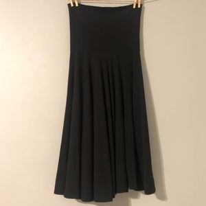 Convertible Yoga Skirt / Dress Black, Size M